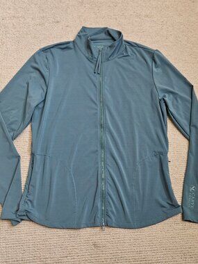 Carve Designs Full Zip Sun Shirt Coverup Blue Large L - Sun Protection Outdoor